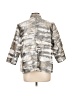 Collection 100% Polyester Camo Gray 3/4 Sleeve Blouse Size L - photo 2