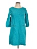 Talbots 100% Cotton Teal 3/4 Sleeve Top Size L (petite) - photo 1