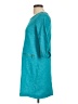 Talbots 100% Cotton Teal 3/4 Sleeve Top Size L (petite) - photo 5