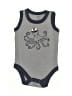 Hb 100% Cotton Gray Short Sleeve Onesie Size 0-3 mo - photo 1