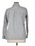 Gap 100% Cotton Print Gray Long Sleeve Button-Down Shirt Size XL - photo 2