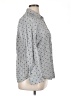 Gap 100% Cotton Print Gray Long Sleeve Button-Down Shirt Size XL - photo 4