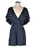 Endless Rose 100% Polyester Polka Dots Blue Black Romper Size M - photo 1