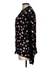 Set Floral Black Long Sleeve Blouse Size 10 - photo 5
