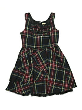 slim fit dress slacks Green Flannel Plaid Tatum Mini Dress Medium main image 1