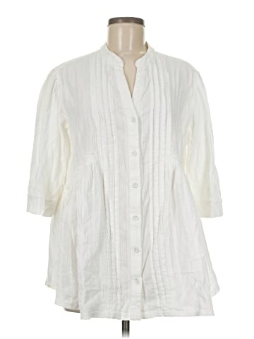 We the Free 3/4 Sleeve Button-Down Shirt (view 1)