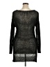 Sans Souci Metallic Black Pullover Sweater Size L - photo 2