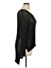 Sans Souci Metallic Black Pullover Sweater Size L - photo 4