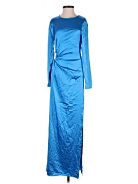 blue dress for baby girl Cynthia Rowley Striking Silk Maxi Dress, Blue / 8 main image 0