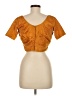 Unbranded Orange Short Sleeve Top Size M (estimated) - photo 2