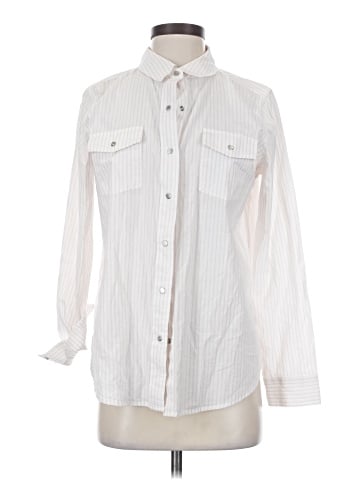 Karl Lagerfeld Paris Long Sleeve Button-Down Shirt (view 1)