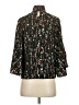 Design Lab Lord & Taylor 100% Polyester Black 3/4 Sleeve Blouse Size XS - photo 2