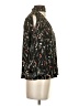 Design Lab Lord & Taylor 100% Polyester Black 3/4 Sleeve Blouse Size XS - photo 4
