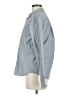 Unbranded Chevron-herringbone Gray Long Sleeve Button-Down Shirt Size M - photo 5