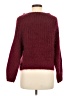 &merci Solid Burgundy Pullover Sweater Size M - photo 2