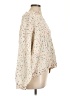 Unbranded 100% Polyester Tweed Ivory Pullover Sweater Size L - photo 4