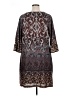 CHRIS McLaughlin Paisley Brown Casual Dress Size 14W - photo 2