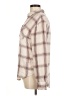 A New Day 100% Rayon Plaid Ivory Long Sleeve Button-Down Shirt Size M - photo 5