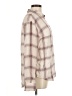 A New Day 100% Rayon Plaid Ivory Long Sleeve Button-Down Shirt Size M - photo 4