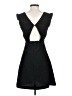 MNG Solid Black Cocktail Dress Size 2 - photo 2