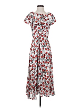 ruffled off the shoulder dress PinkBlush Cream Off Shoulder Ruffle Tiered Maternity Maxi Dress Small