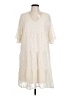 Unbranded 100% Polyester Ivory Casual Dress Size L - photo 1