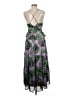 NSR 100% Polyester Paisley Green Cocktail Dress Size M - photo 2