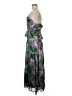NSR 100% Polyester Paisley Green Cocktail Dress Size M - photo 5