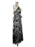 NSR 100% Polyester Paisley Green Cocktail Dress Size M - photo 4