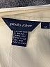 Paula Saker 100% Polyester Ivory Long Sleeve Blouse Size 12 - photo 7