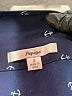 Papaya 100% Polyester Print Blue Long Sleeve Blouse Size S - photo 7