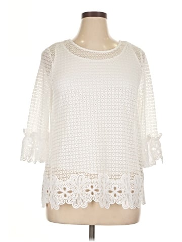 Alfani 3/4 Sleeve Blouse (view 1)