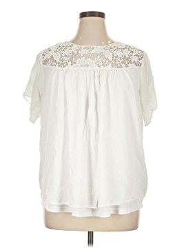 Lane Bryant Short Sleeve Blouse