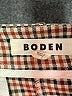 Boden Checkered-gingham Multi Color Brown Casual Pants Size 12 - photo 4