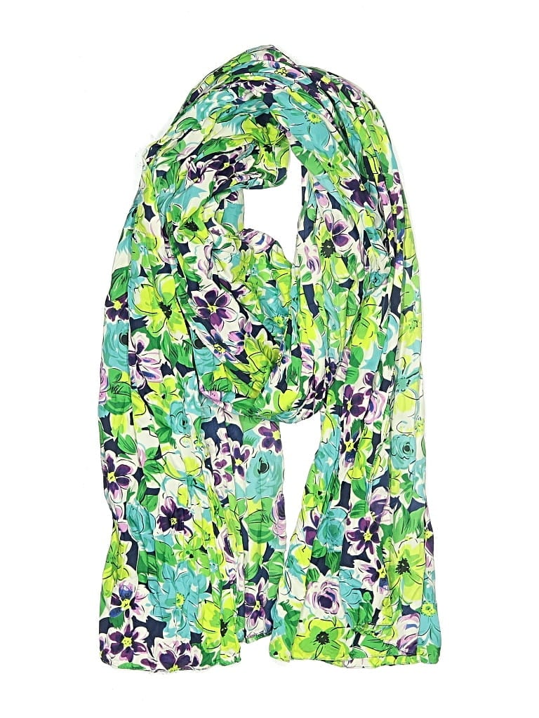 Pre-owned Cejon Scarf In Green