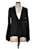 Noa Elle 100% Polyester Black Long Sleeve Blouse Size M - photo 1