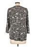 Chico's Paisley Silver 3/4 Sleeve T-Shirt Size Lg (2) - photo 2