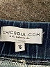 chic soul (chicsoul.com) Solid Blue Jeans Size 16 - photo 4