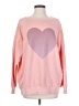 Wildfox Hearts Pink Sweatshirt Size Sm (1 or S) - photo 1