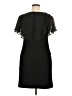 SLNY Solid Black Casual Dress Size 14 - photo 2