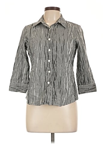 Foxcroft 3/4 Sleeve Button-Down Shirt (view 1)