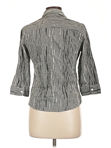 Foxcroft 3/4 Sleeve Button-Down Shirt (view 2)