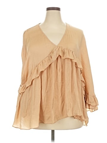Impressions 3/4 Sleeve Blouse (view 1)