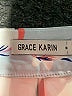 Grace Karin Floral Blue Casual Skirt Size M - photo 3