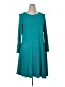 Unbranded Solid Teal Casual Dress Size XL - photo 1