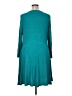 Unbranded Solid Teal Casual Dress Size XL - photo 2