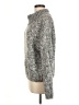 JOA 100% Acrylic Tweed Gray Turtleneck Sweater Size M - photo 5