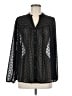 Torrid 100% Polyester Polka Dots Black Long Sleeve Blouse Size Med Plus (00) - photo 1