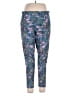 Unbranded Floral Blue Active Pants Size 1X - photo 1