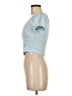 Shein Blue Short Sleeve Top Size 6 - photo 5